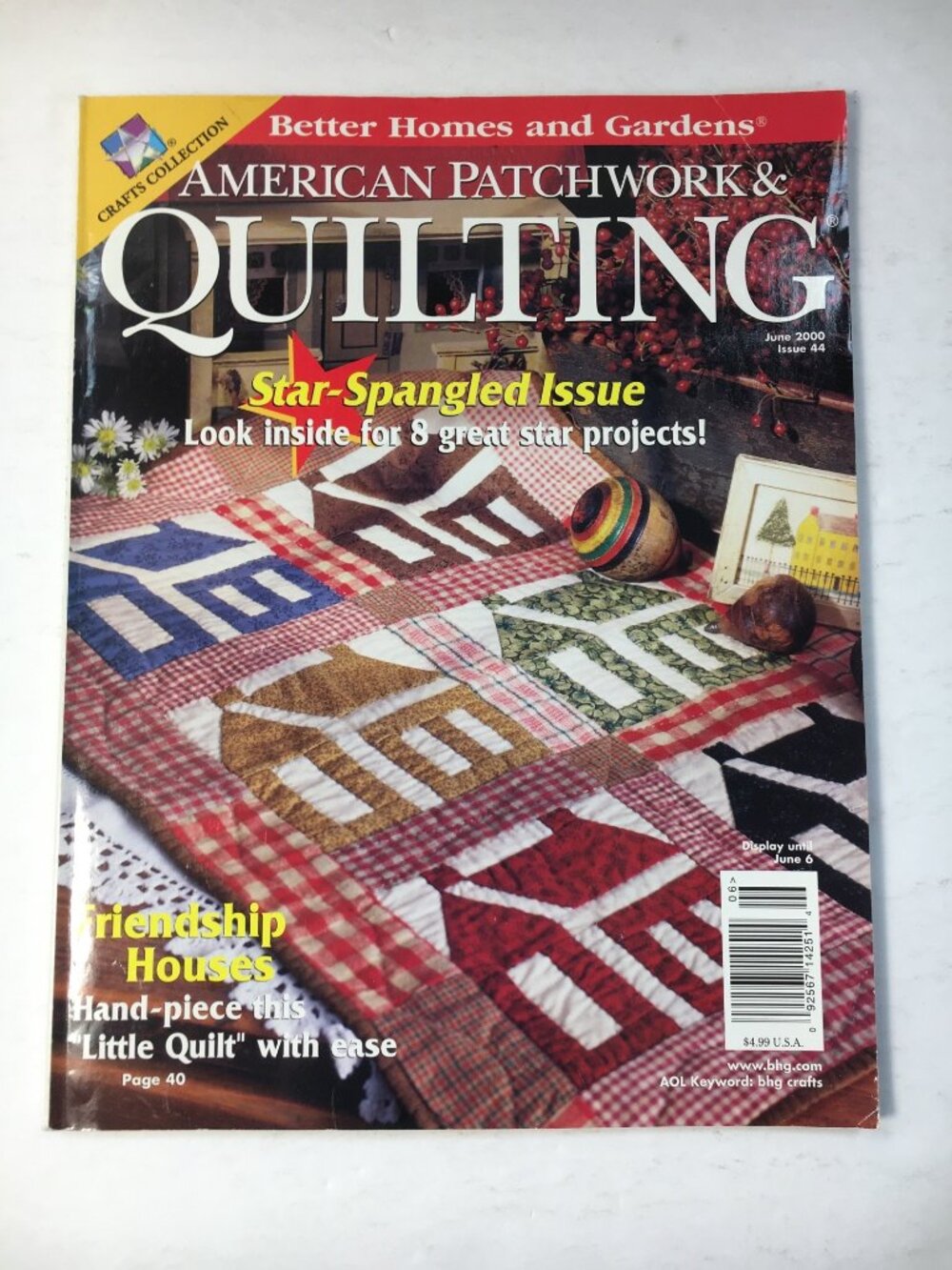 American Patchwork & Quilting Magazine June 2000 No. 44 Star-Spangled Issue